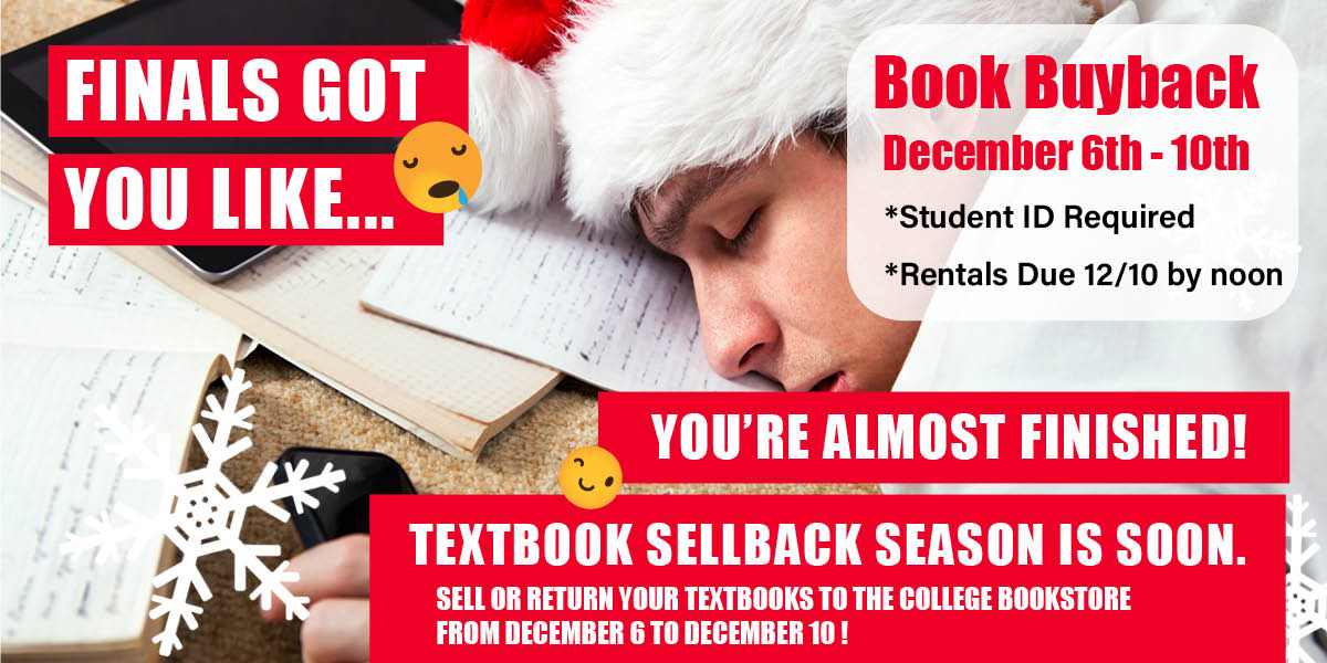 LCCBookstore's tweet photo. Tis the season- buyback season that is!
#LCCbookstore #Collegebookstore #Bookstore #bookstorebuyback https://t.co/E3vL76Wa3t