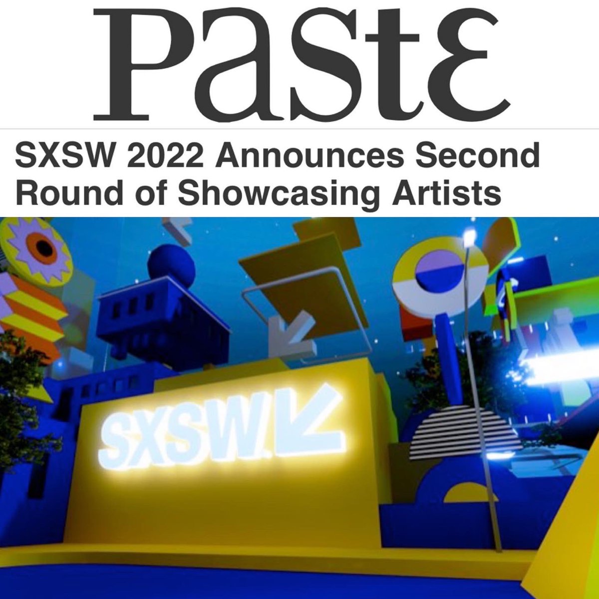 mulekickprod's tweet photo. ⭐️ @mulekickprod artists @TheHawtThorns and @NoconaMusic will be showcasing @SXSW 2022 this March! Check out the announcement in @PasteMagazine ! 
See you in Austin!

https://t.co/InhXNmqUzI https://t.co/4AP4L4KAPY