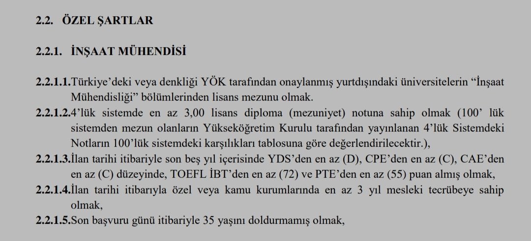 Insaatmuh00's tweet photo. Bugün @csbgovtr tarafından yayımlanan personel alım ilanında yer alan bazı şartlar:
•Yabancı Dil Sınavı
•Mezuniyet Notu
•3 yıllık deneyim
…
KPSS YOK❗️

Peki KPSS ne için var?
Kamuya personel alımında KPSS puanı esas alınmayacaksa bu sınav neden yapılıyor?

@murat_kurum https://t.co/r2lt6lHRxX
