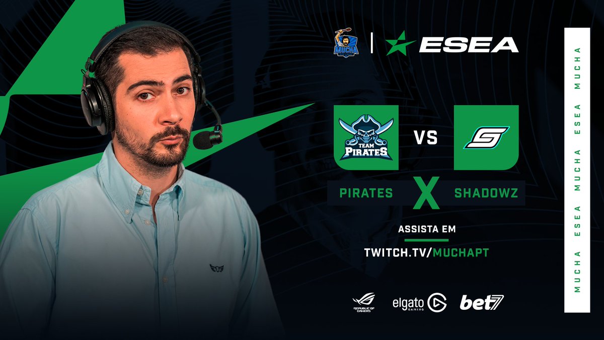 AndreMuchagata's tweet photo. Hoje encontrámos os finalistas da @edenesportsgg mas ainda não acabou o dia, para concluirmos o nosso objetivo de passar pelo menos 1 jogo de cada equipa ativa, temos @PirateesEsports na ESEA, live às 20h20. 🇵🇹
📺https://t.co/rPFm1CKIKy
20H30 @PirateesEsports vs #ShadowzGG BO3 https://t.co/GMq2jjEvg9