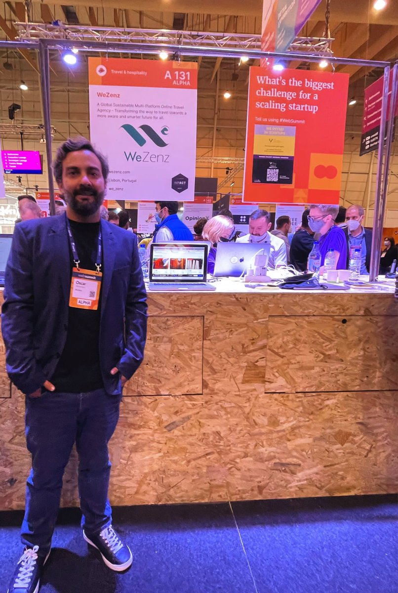 we_zenz's tweet photo. We met great allies at @WebSummit in our stand #WebSummit #WeZenz https://t.co/7dENfw4Iq7