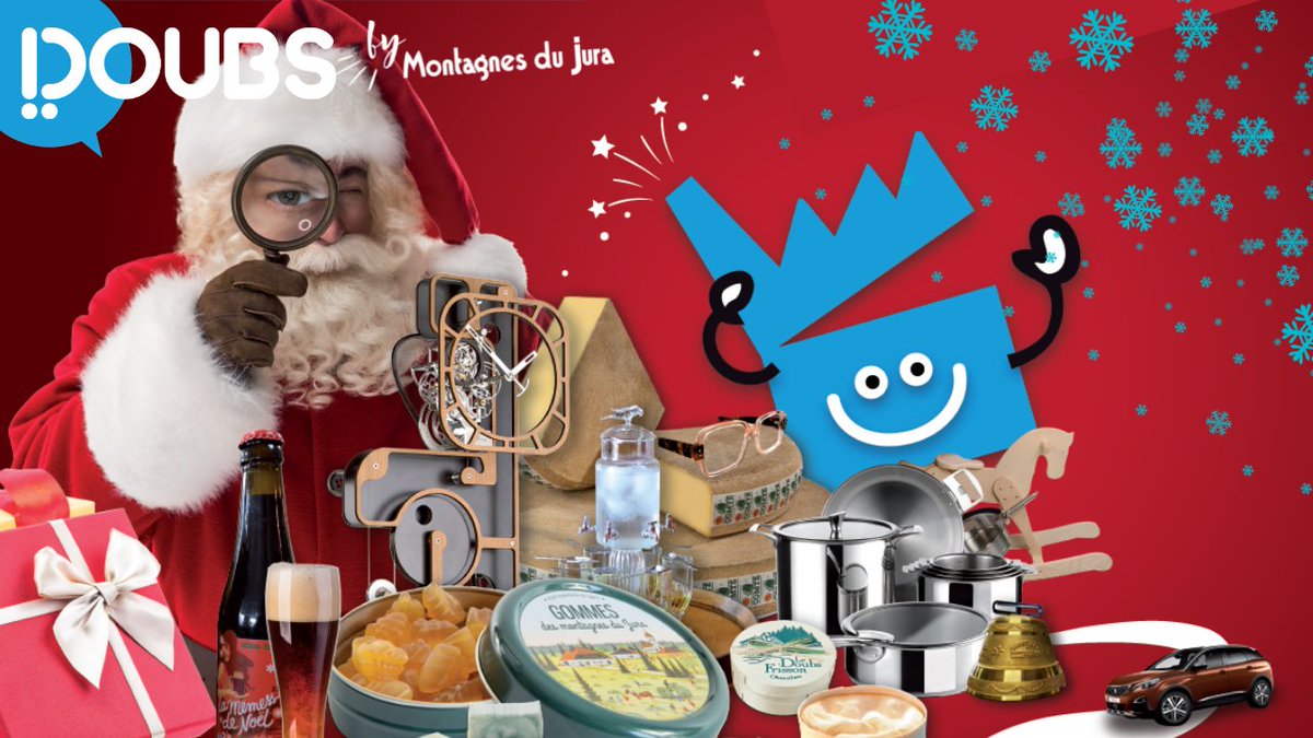 🎅🏼 En panne d'inspiration pour vos cadeaux de #Noël ? Et si cette année vous misiez sur du 100% made in #Doubs ? 
Retrouvez nos idées de cadeaux originales et locales et découvrez le meilleur du savoir-faire des entreprises labellisées Made in chez Nous. 
doubs.travel/decouvrir/patr…