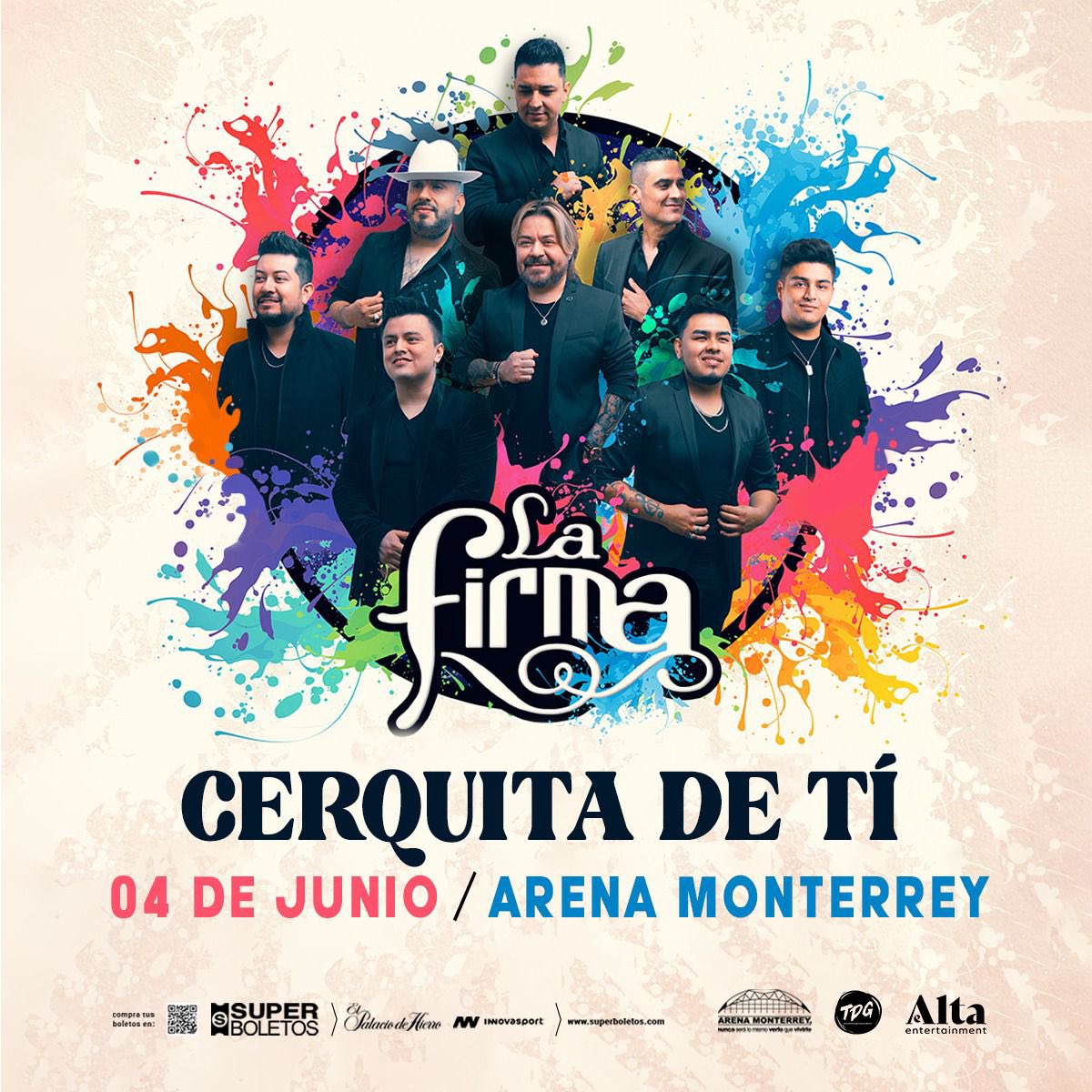 cinconotas's tweet photo. El grupo @LaFirmaOficial regresa a la @ArenaMtyOficial el próximo 4 de junio del 2022 🤩🙌🏼🥰 https://t.co/7SSEtraVm5