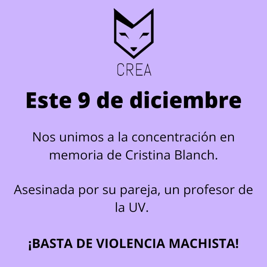 creadret's tweet photo. Desde CREA nos pronunciamos en contra de cualquier agresión machista 🐺 .
Queremos expresar que lucharemos cada día por una facultad más justa y feminista ♀️ https://t.co/W4ns4l5IP8