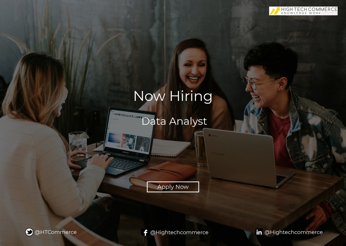 exp_tek's tweet photo. https://t.co/ORWgGYOXnp
Title: Data Analyst
Location: Jacksonville, FL
Visit our website for detailed information and to apply for the position.
#hiring #hightechcommerce #dataanalyst #dataanalystjobs #jobandcareers #joboportunities https://t.co/jpD2EDaruG
