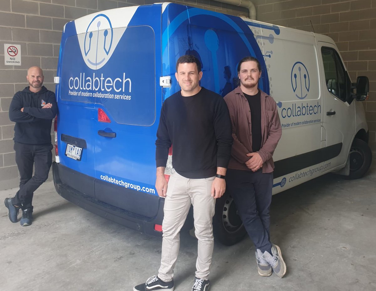 🎶 We just can’t wait to get on the road again 

The Collabtech vans are ready to go over in Australia! 

#collaboration #avtweeps #interactivity