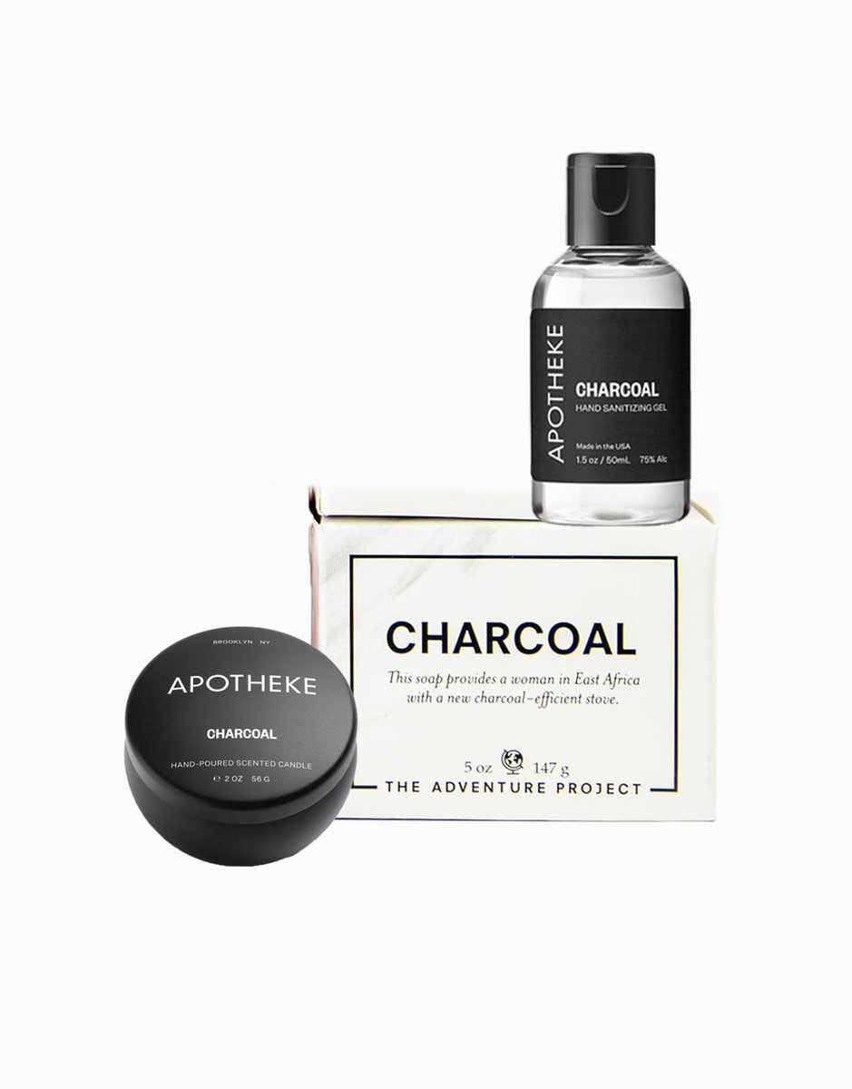 Ad_VenturePro's tweet photo. Less than a week left to order your "lump" of charcoal soap or candle gift in time for Christmas. Perfect for the naughty or nice!  Each $20 gift provides one woman in Kenya with a new charcoal-efficient stove. Order by Dec 10th to get it for the 25th: https://t.co/Q3THWOiOkg https://t.co/eUoddIVAZH