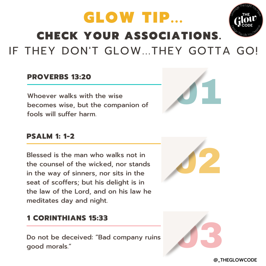 _theglowcode's tweet image. Just a follow up to my last post.  

The good book been told us about the importance of curating the company we keep.

Who or what needs to be added/subtracted from your collection?

I&apos;mma step out on a limb and say you might need to be associated with a group of faith filled wom