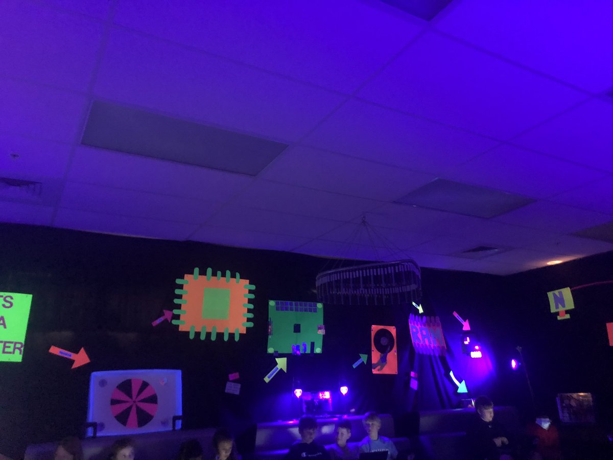 Hour of Code at <a href="/RiverchaseElem/">Riverchase Elem</a> The students are stuck inside of a computer.