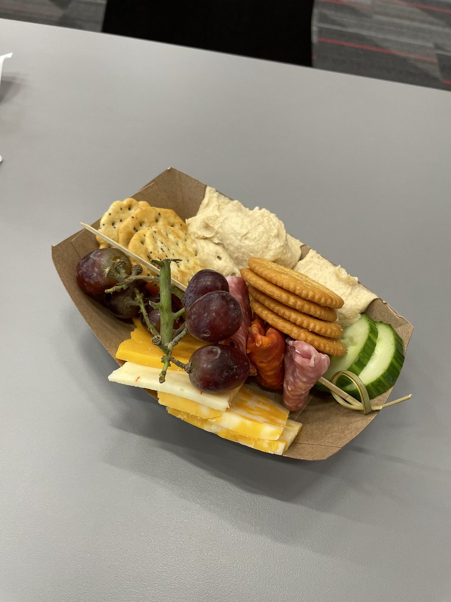 angiemahalik's tweet photo. Thank you @CMSWestWrangler admin for this awesome create-your-own-charcuterie snack during the annual #WestFam 12 Days! https://t.co/uq2mXD0hdX