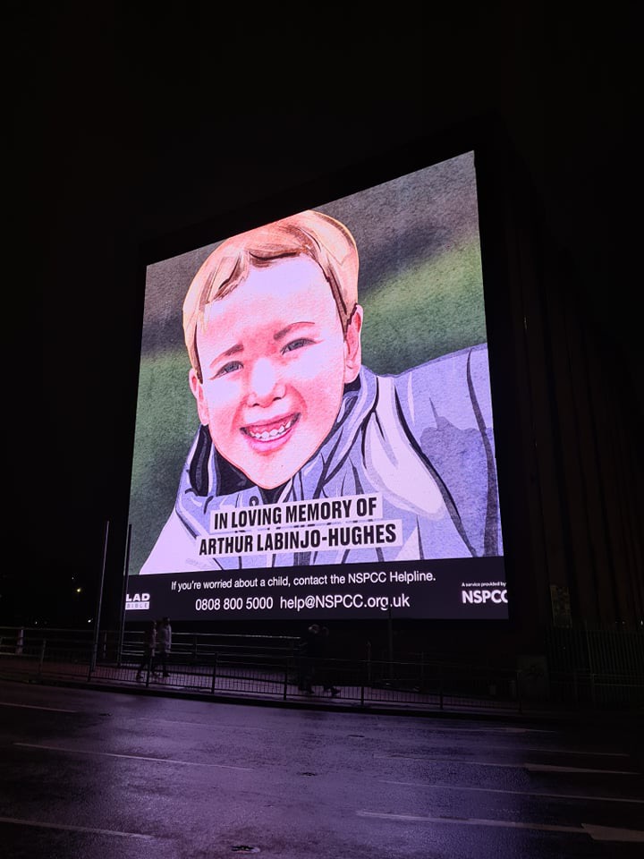 You are loved, rest in heaven Arthur Labinjo-Hughes. 🕊 💙

If you’re ever concerned about a child, even if you’re unsure, contact the NSPCC Helpline.

Call 0808 800 5000 or email help@NSPCC.org.uk 🙏