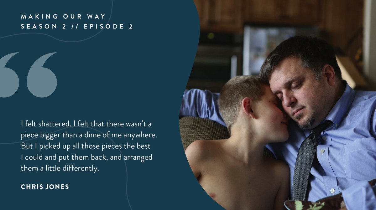 Chris Jones has touched countless people by sharing the journey of his son’s final months and days.
We talk about all of it on Ep.2 of S.2 – the diagnosis, the shock, grief, joy, despair, and finding meaning.
apple.co/3DiKOof 
<a href="/MitchelsJourney/">Mitchell's Journey</a> <a href="/MarissaPenrod/">Marissa Penrod</a> 
#makingourway