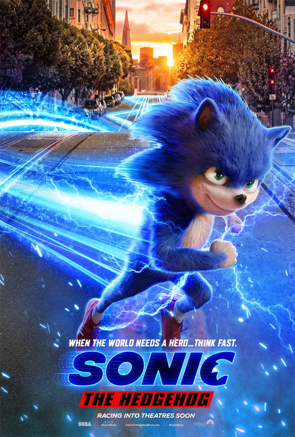 Tracker on X: the gulf between the first poster for Sonic Movie 1 and the  first poster for Sonic Movie 2 is an ocean's worth   / X