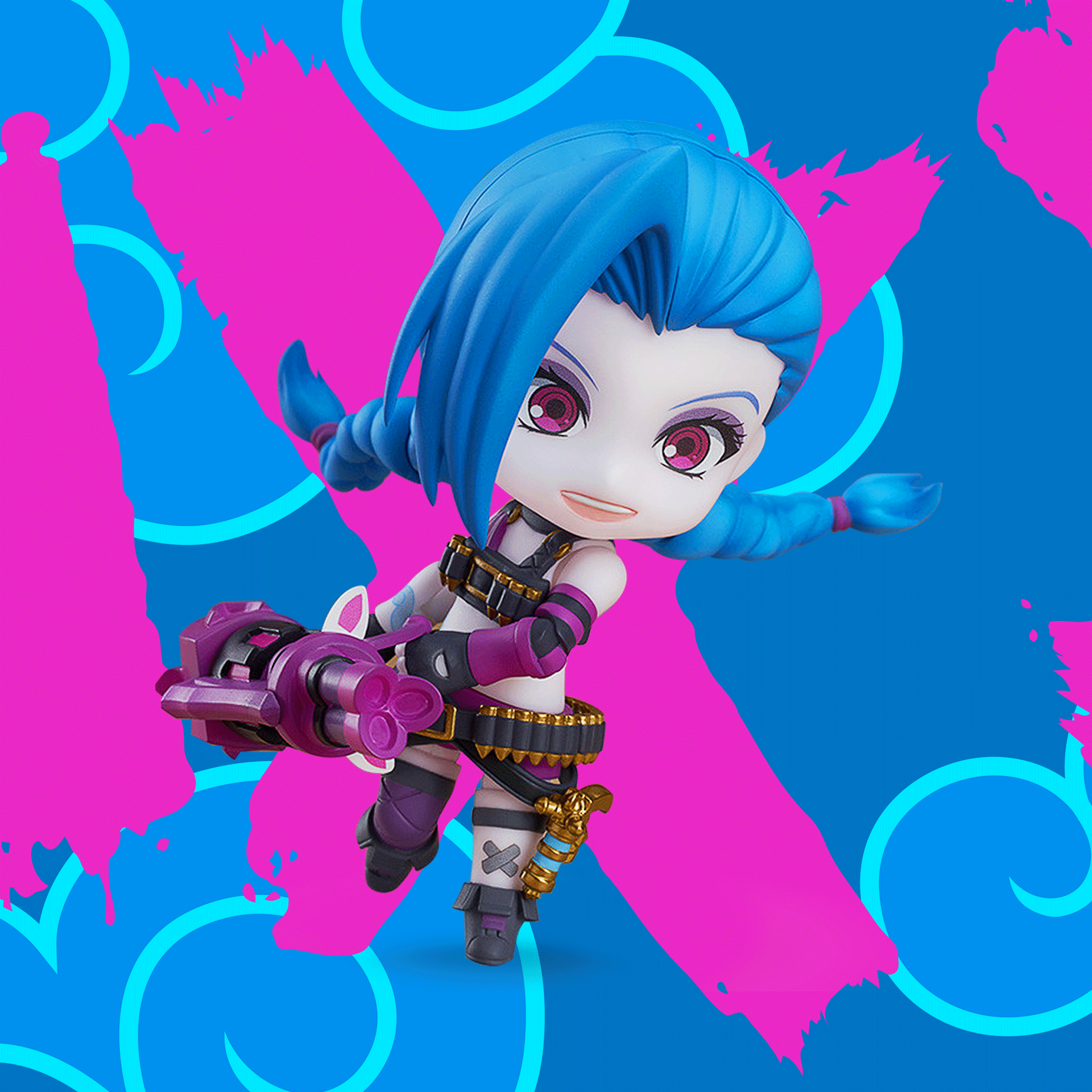 Riot Games Merch on Twitter: "#Jinx, the Loose Cannon has arrived to wreak  some havoc as a Nendoroid. Currently available on https://t.co/fpC90S47gx  in North America only. NA Store: https://t.co/PfhKULJhxy  https://t.co/WfmvtxFpbk" / Twitter
