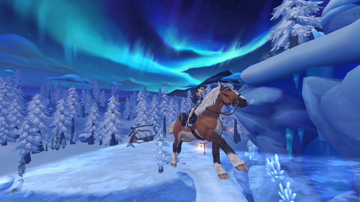 Babytappy's tweet photo. Absolutely in love with the new updated races in Winter village 💖

#StarStable #StarStableOnline #SSOWinterfest #SSOWinter https://t.co/GJkiVgeD71