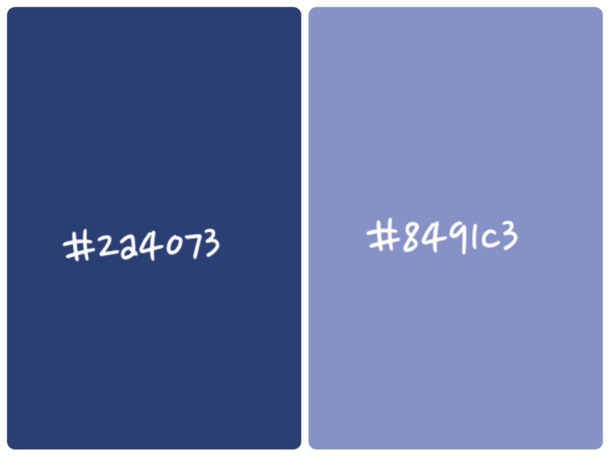 starless_c's tweet photo. @luby_fttby #2a4073 or #8491c3 ←？
😝 https://t.co/0ZAgwqif2r