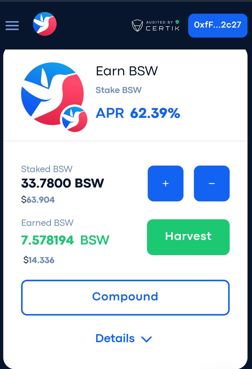 KumarSuren14's tweet photo. @Biswap_Dex Thanks for giving us such a great opportunity. and always success for the development team.

@MilindDabhekar
@daniaalvin309
@SamVyas14
@RachelLongley3
@Riky97944361

0xfFfDA1C724bD79f46E5E652866a0340149742c27

#biswap_exchange 
#biswap_earn https://t.co/hW9BlsWq0v