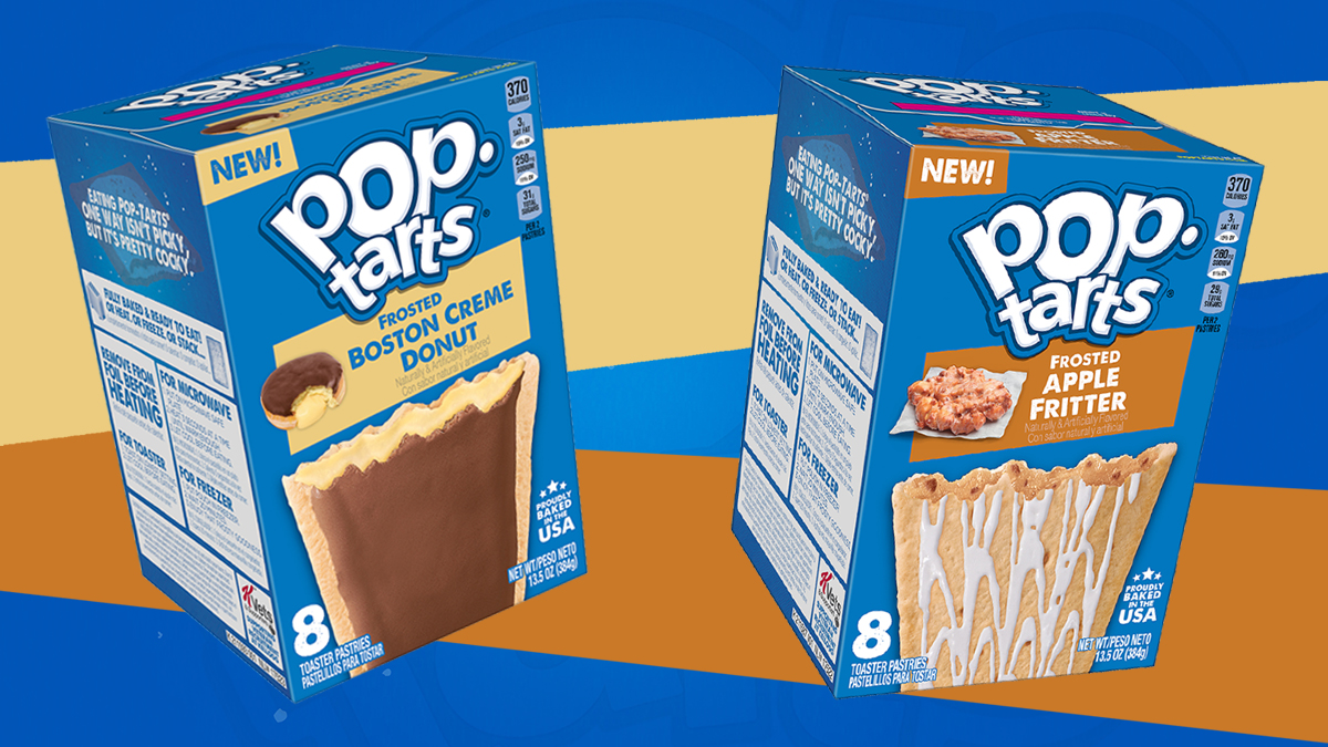 NEW Boston Creme Donut and Apple Fritter Pop-Tarts are coming at the end of December! bing bong