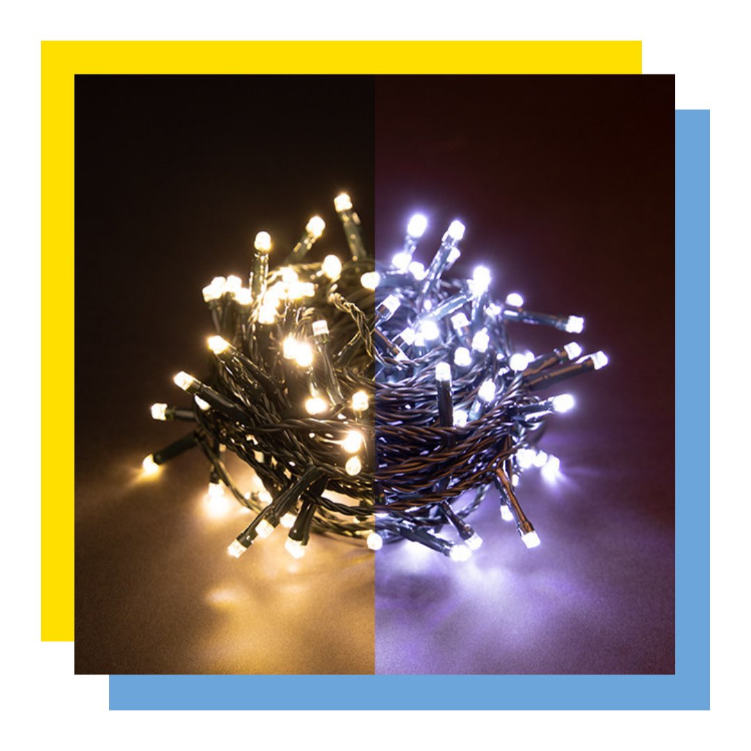 Warm wit, extra warm wit, koud wit of alles-in-één. ✨ Ga voor onze unieke kerstverlichting met instelbare lampjes, zo hoef je niet te kiezen. 🎄 Met welke tint start jij? ➡️ bit.ly/3rsBgVv