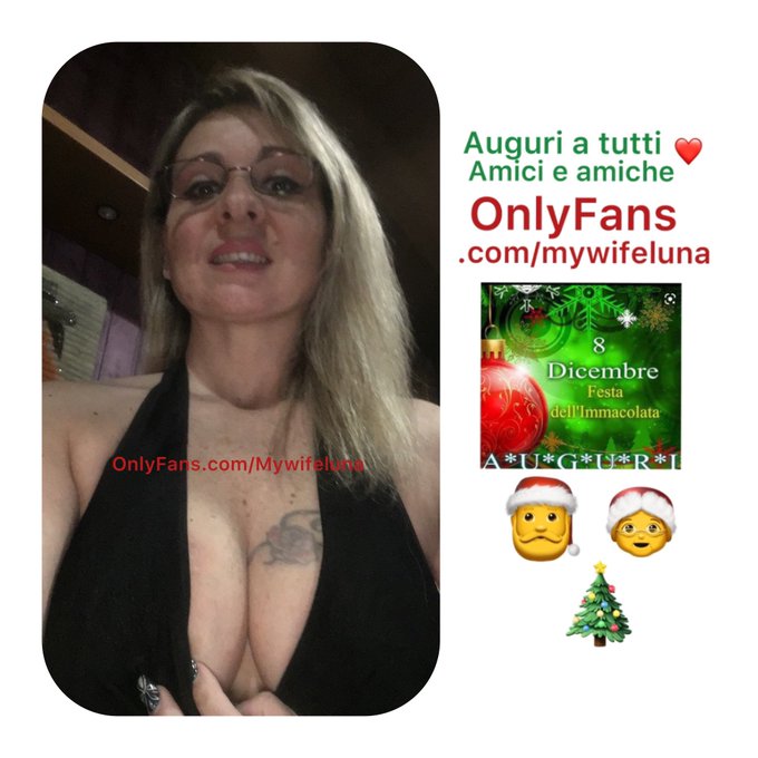 Auguri a tutti🎄💋 buon pomeriggio di neve😍🎄❄️🎅🏻☃️ https://t.co/P7g3GHE29D<a href="/tag/giovedignocca"class="tags"><span>#giovedignocca</span></a><a href="/tag/mywifeluna"class="tags"><span>#mywifeluna</span></a>