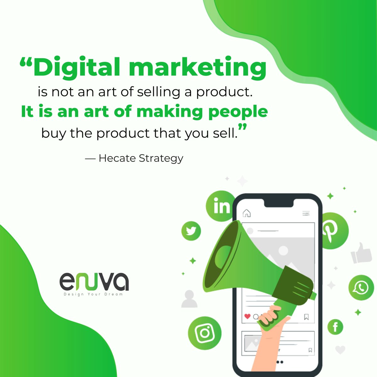 Enuvait's tweet photo. Digital marketing is not an art of selling a product. It is an art of making people buy the product that you sell.

Email Us : enuvait@gmail.com
.
.
#onlinemarketing #Fiverr #usa #branding #illustrationart #facebook #DigitalMarketing #graphics #agency #AgencyLife #FYP #brand https://t.co/uJWM6uivPn