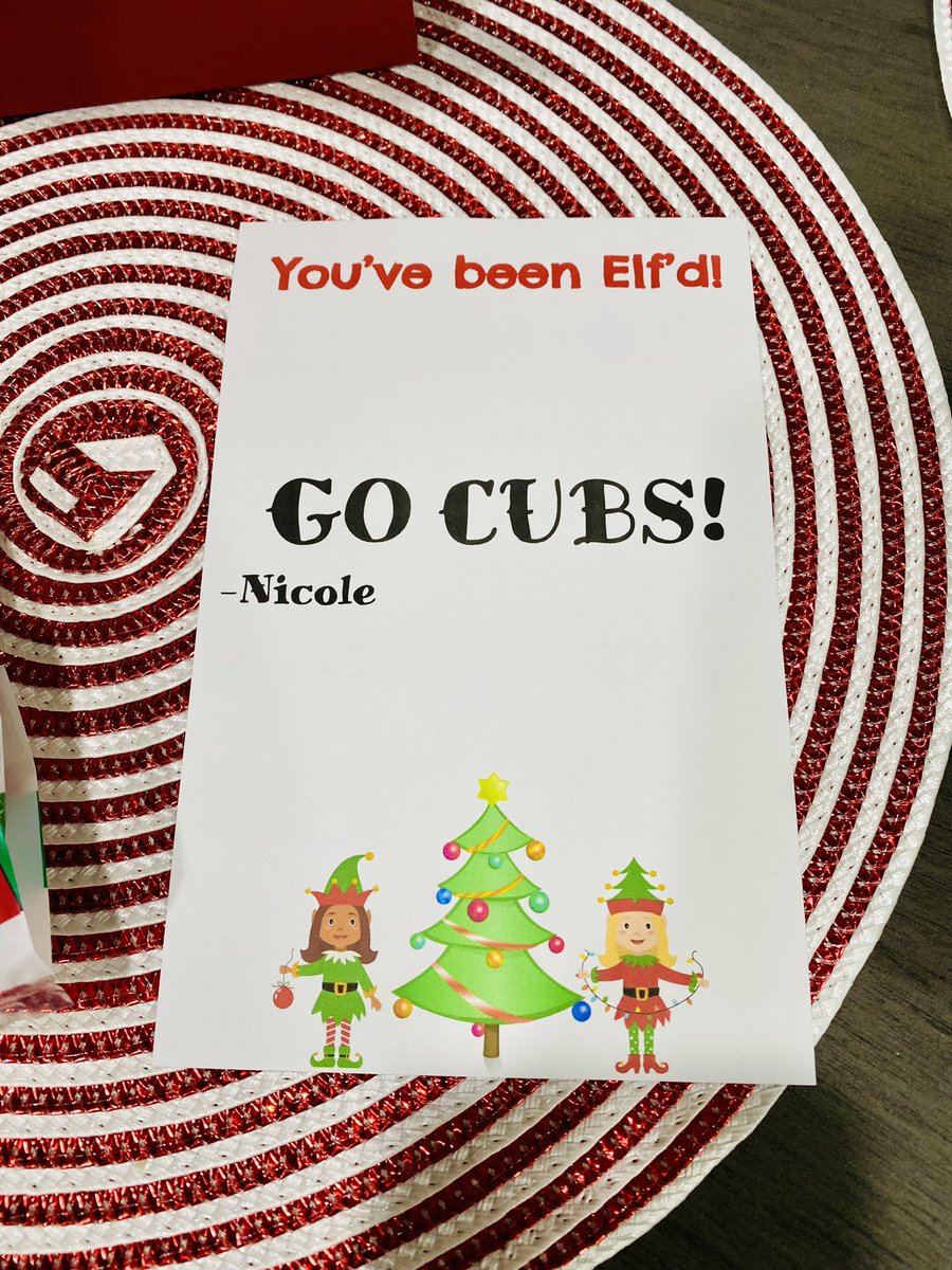 tonyaoswald's tweet photo. We've been Elf’d!! How cool is this?! And a portion of the proceeds go to the Norfolk Middle School JOI program to help the Salvation Army restock their food pantry!  @Norfolk_MS https://t.co/X4Sop5EZTp