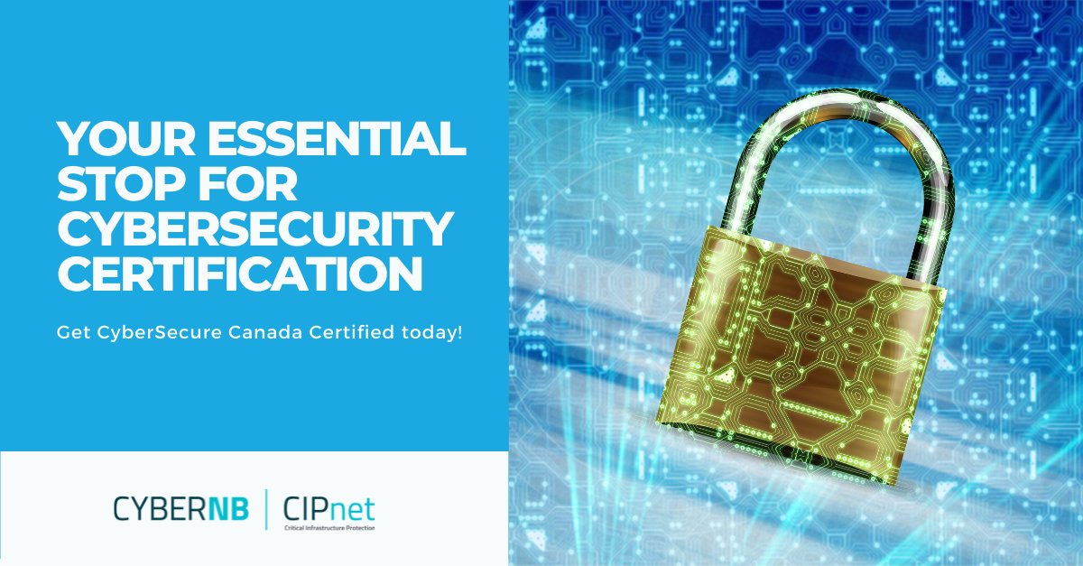 CYBERNB IS YOUR ESSENTIAL STOP FOR CYBERSECURITY CERTIFICATION! To fully compete in the digital economy, businesses need certification that proves they’re safe and reputable partners. Learn more cybernb.ca/Trust-and-Comp… #Cybersecurity #Certification