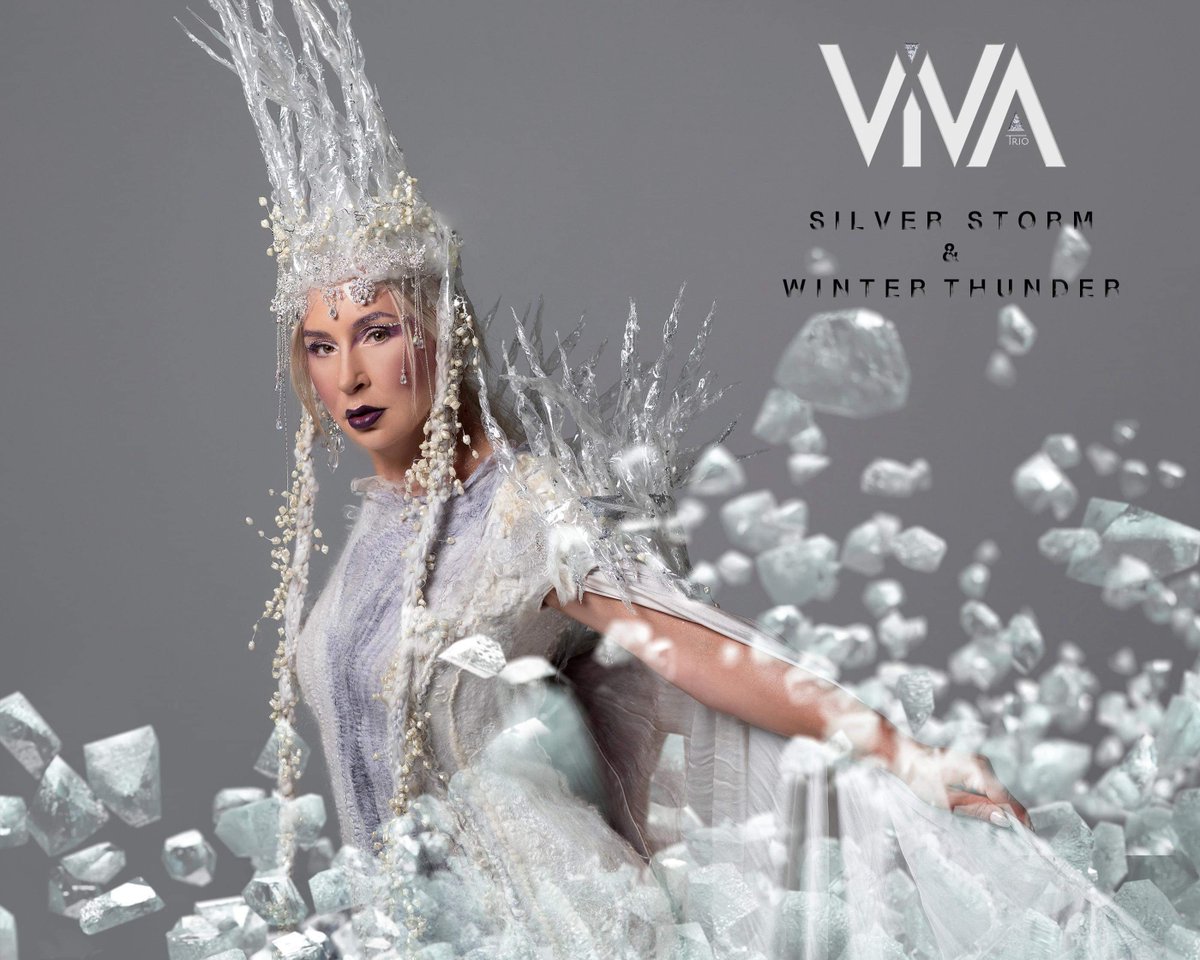 It’s going to be a stormy #Friday! 
SILVER STORM &amp; WINTER THUNDER Coming FRI DEC 10th❄️⚡️Another #newsong of our #album “WINTER LEGENDS”. Featuring <a href="/katyatchoubar/">Katya</a> as the dynamic #SnowQueen. 
#Winter #Snowstorm #Storm 
#ClassicalCrossover #NewMusicAlert
  #ViVAtrio #NewAlbum