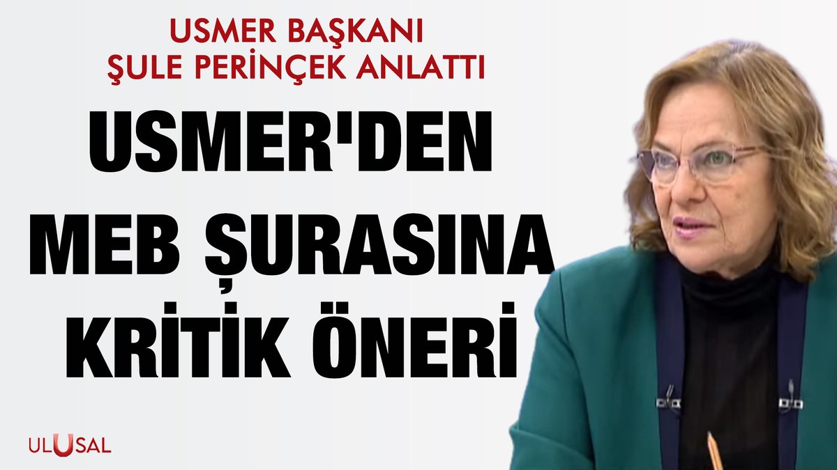 ulusalkanal's tweet photo. USMER'den MEB şurasına kritik öneri:

• USMER Başkanı Şule Perinçek (@suleperincek) anlattı

https://t.co/DevXdNDVkM 

#USMER #MEB #Eğitim https://t.co/g0IUzOFsoO
