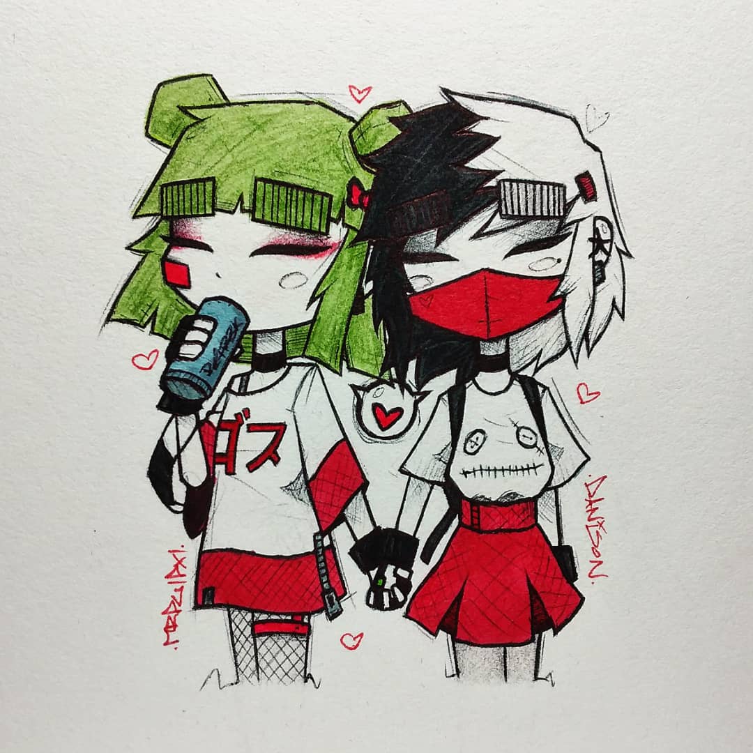 mrpulpxl's tweet photo. Danny&amp;Alisøn♡ #danisøn #mrpulpxl #art #yuri https://t.co/MWrkAllH0c