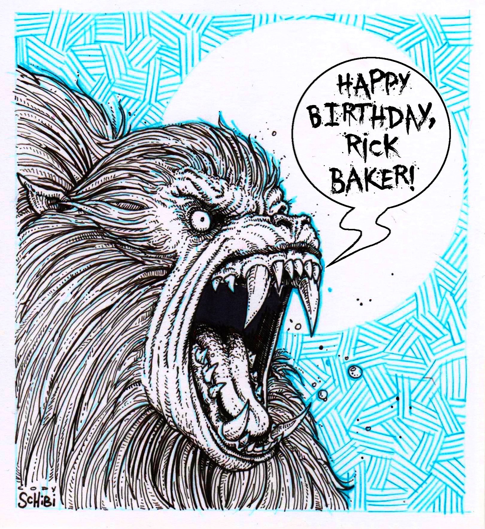 Happy Birthday to the brilliant Rick Baker!  