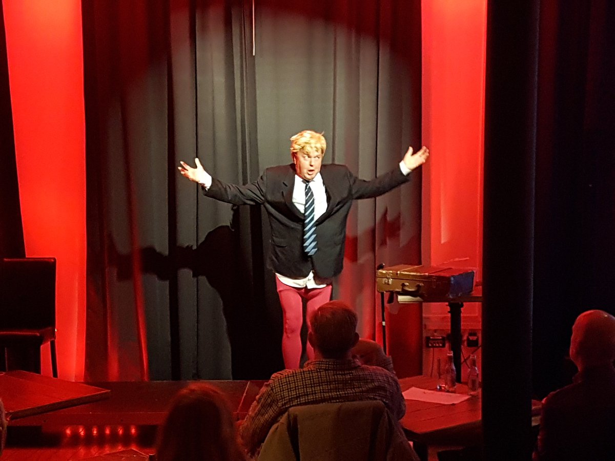 Boris spotted at the Comedy Bloomers Christmas Party last night. At least ours was legal...
comedybloomers.com <a href="/BorisJohnson/">Boris Johnson</a>