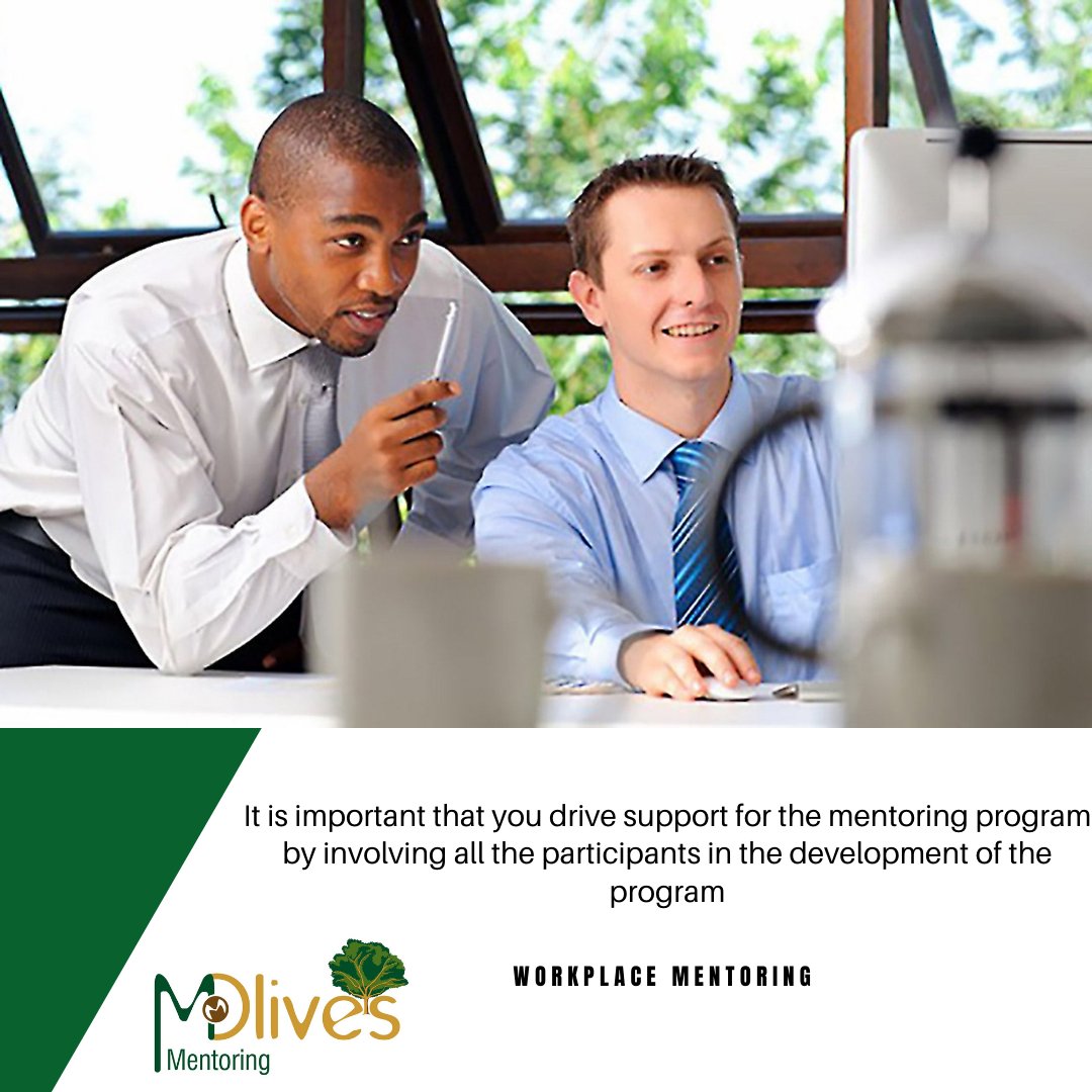 MolivesConsult's tweet photo. It is important that you drive support for the mentoring program by involving all the participants in the development of the program https://t.co/VZVWn2IoIC
#molivesmentors #mentoring #WorkplaceMentoring https://t.co/6xTzwaDevT