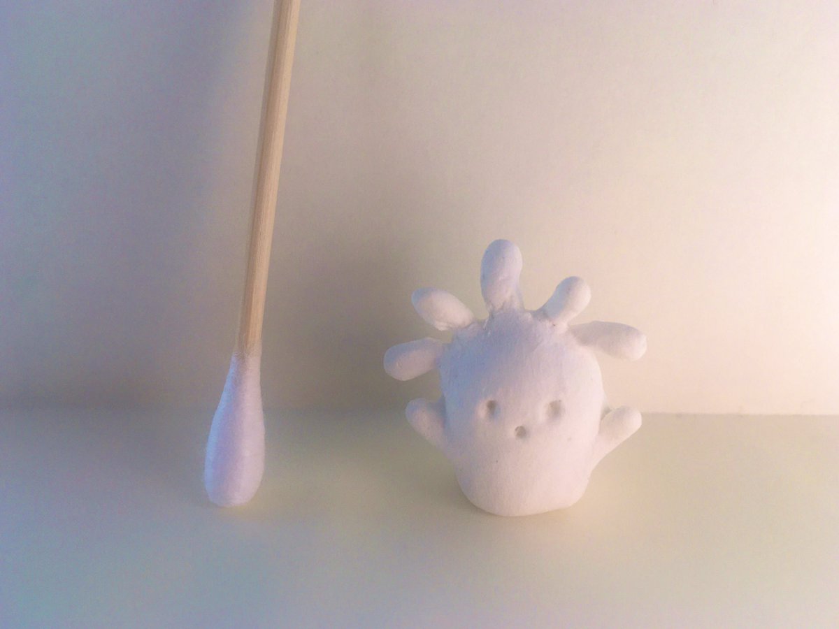 EndlesslyMuse's tweet photo. Miniature Gyroid WIP

I keep seeing the 3D Printed gyroids online and I want one, so I’m making one of clay. Qtip for size reference.

#ACNHgyroids #Gyroids https://t.co/cliMWsBpn9