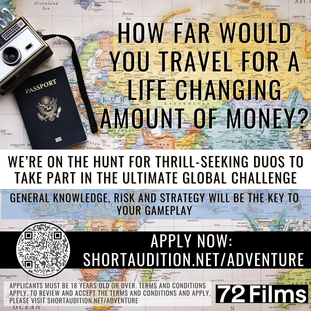 castinghouse2's tweet photo. A brand new General Knowledge Based global challenge #tvshow is looking for duos to win a life changing amount of #prizemoney See below to apply (AD) https://t.co/s4AREmi2WO