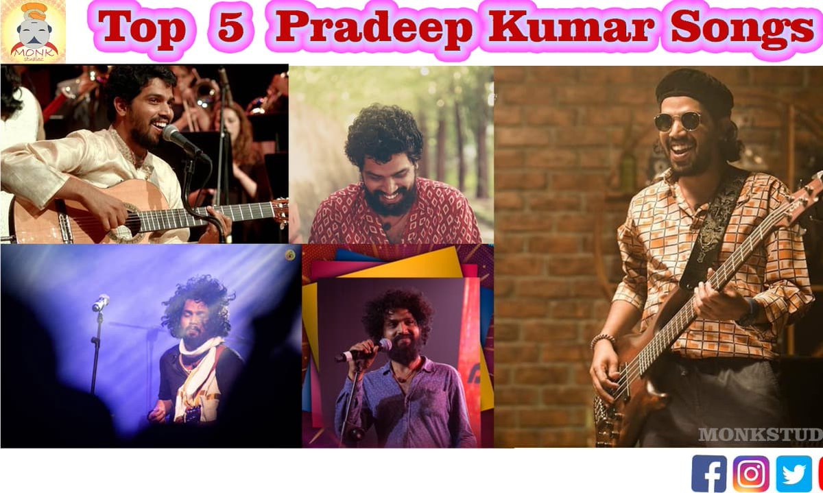 MonkStudioz's tweet photo. Do you think Pradeep kumar a Melodist 😍
Watch his top 5 songs@ Monkstudioz youtube channel.
https://t.co/l7AV1UYlmH #Pradeepkumar #Music #Tamilcinema #movie #Songs #santhoshnarayanan @beemji @Music_Santhosh @rajinikanth #Pizza #Attakathi #chennai #moviebuff #SongsForYou #singers https://t.co/eeDZjE9B4F