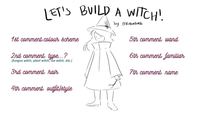 alright so it's high time and make some high activity here so---
let's go and build a witch oc! feel free to comment down below
template by @/katsuotsukki 