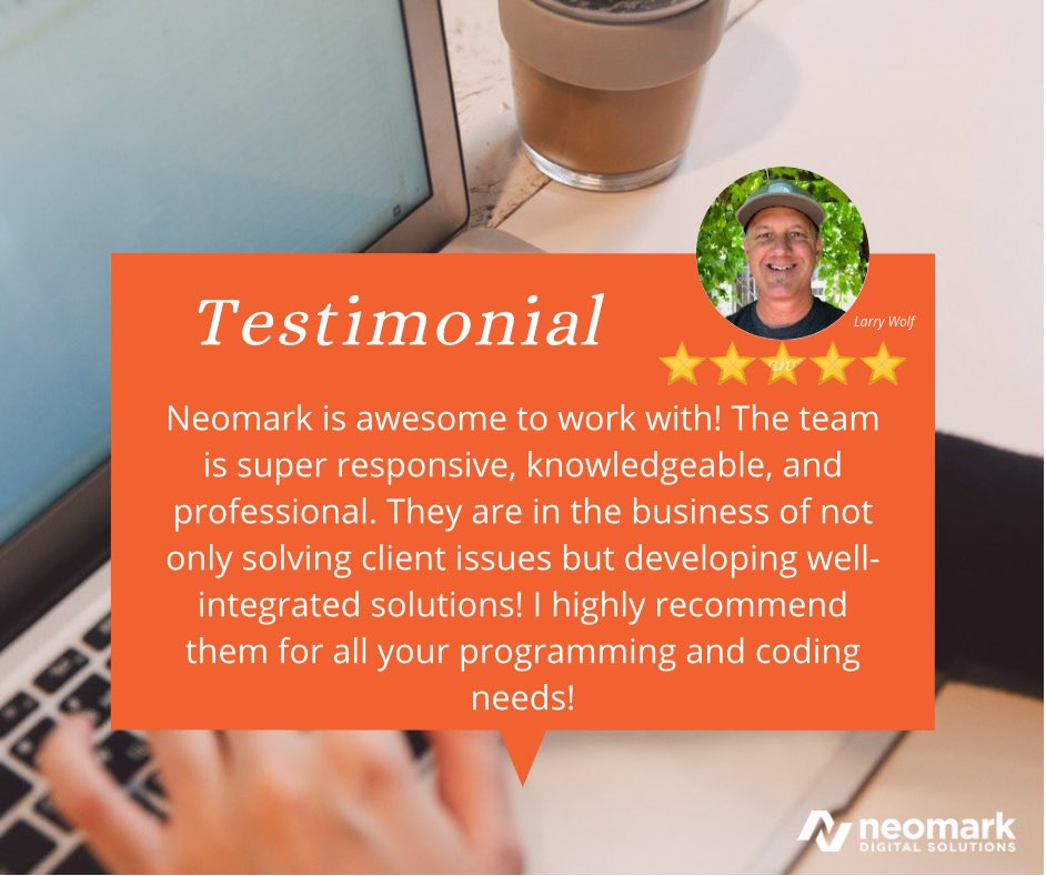 NeomarkDigital's tweet image. We can help you through all of your issues and are ready to bring your vision for your company to life. Want to know more? Neomarkdigitalsolutions.com