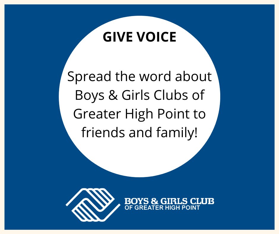 As we enter the season of giving, let us be reminded of all the possible ways to give! 

2.. Give your voice! #seasonofgiving #supportnonprofits #GreatFuturesStartHere #highpoint #giftofvoice