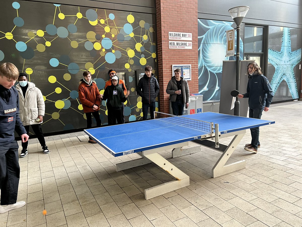 SwanseaEEE's tweet photo. Annual #swanseaEEE ping-pong match https://t.co/z1JBTcQp6G