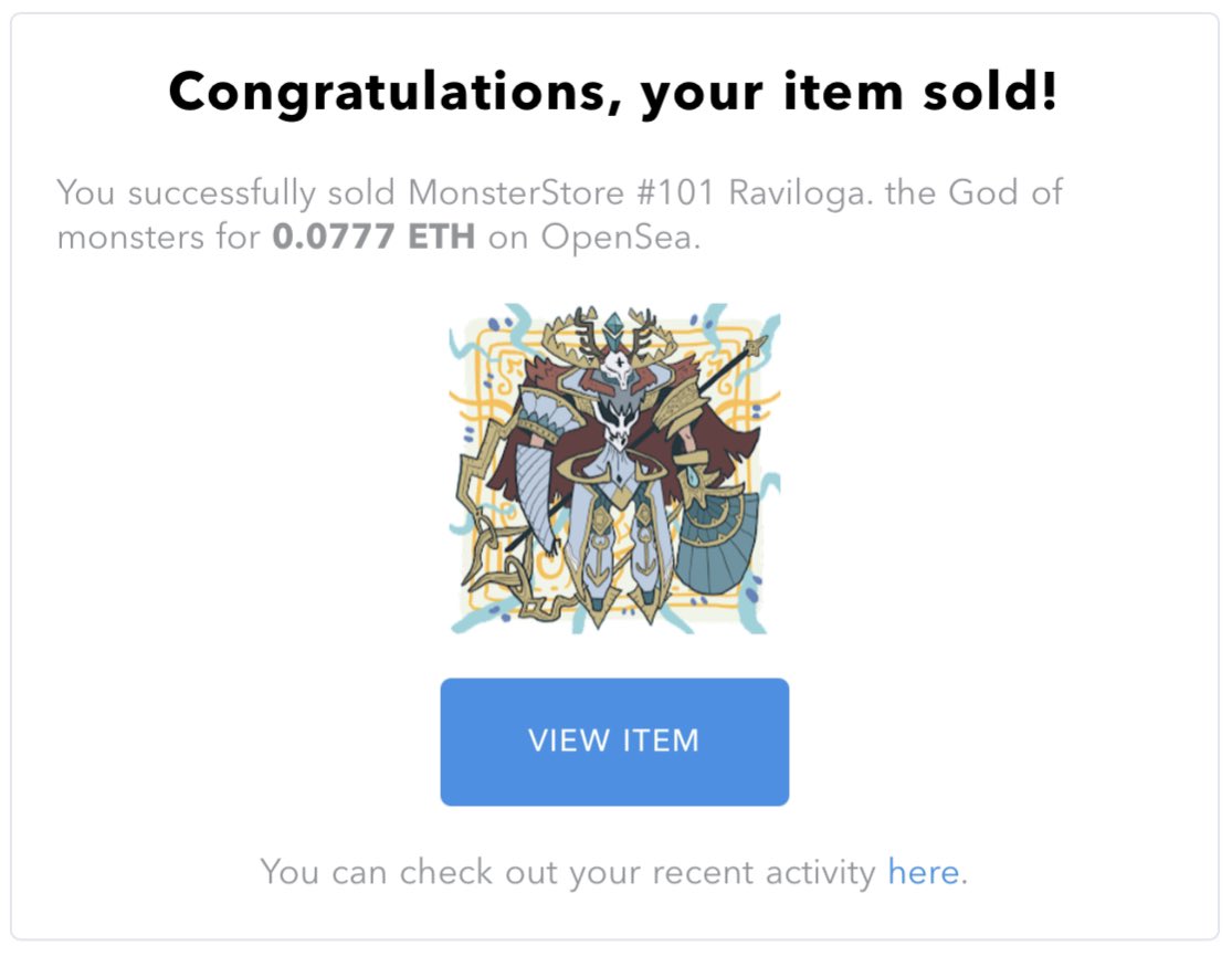 LunabearNFT's tweet photo. Today that was surprised for me.
My last boss monster was SOLD!!!!
Super thank you so much🥺💕
@voltriph
I’m so glad that you like it, Raviloga is the final monster in #monsterstore collection, he powerful to create and destroy anything in monster world!🔥🔥🔥 https://t.co/doa0NqJudj