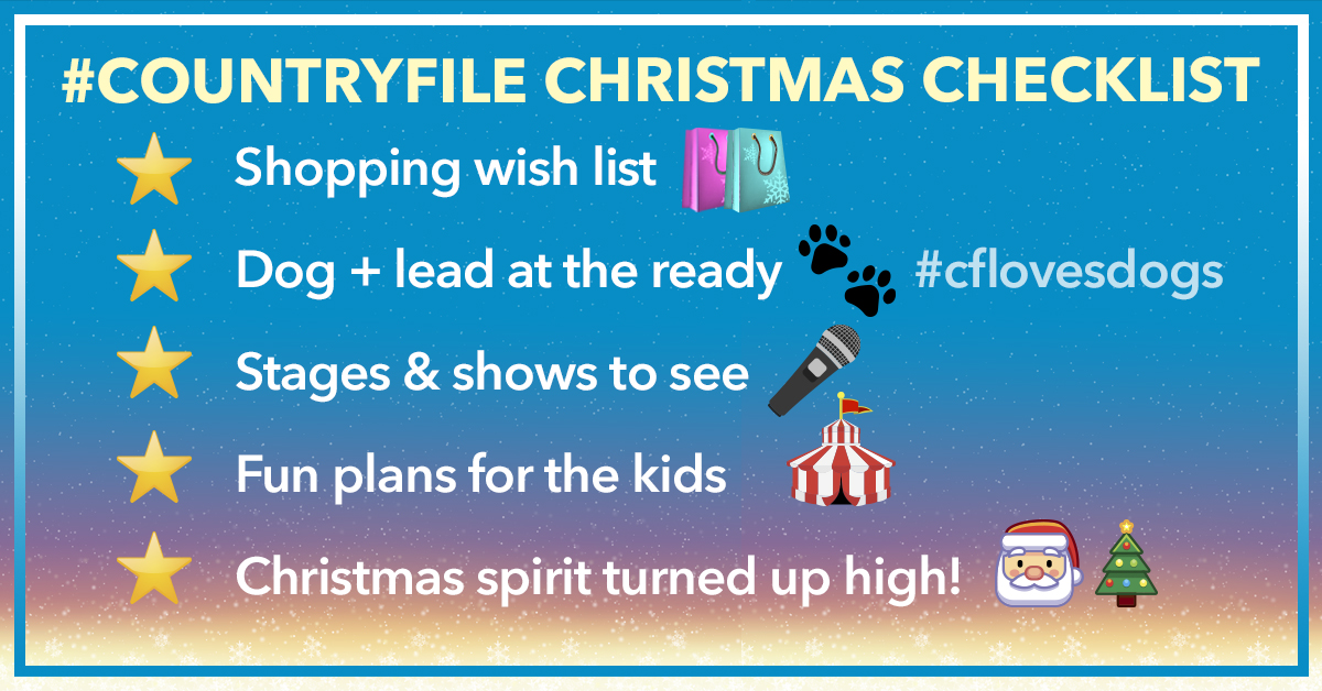 BBC Countryfile Christmas in the Park (Countryfilelive) / Twitter