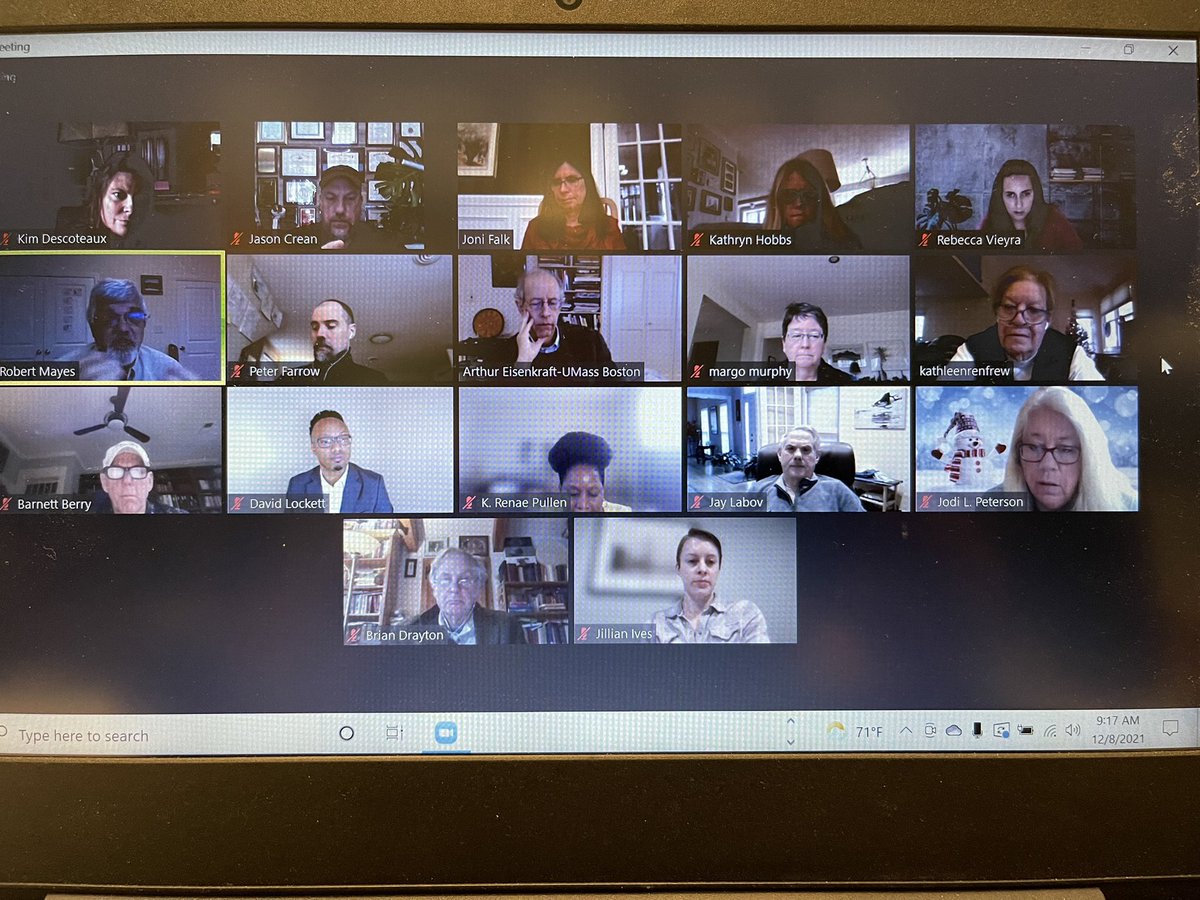 STEM Teacher Leadership Network Advisory Board meeting… humbled to be along so many national science education leaders.  Representing the Association of Presidential Awardees in Science Teaching #apast #paemst