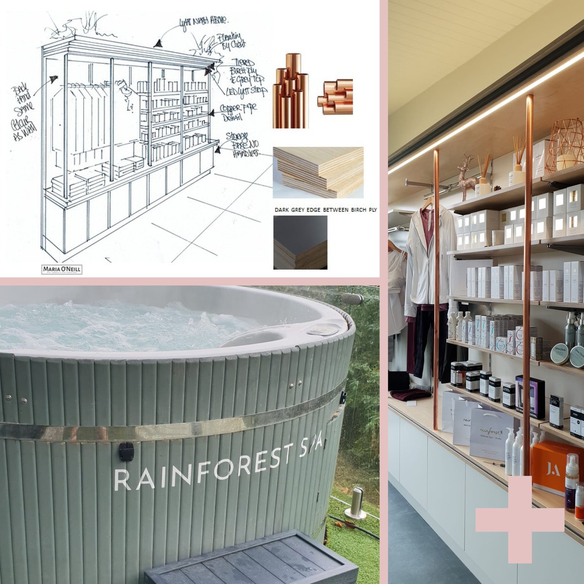 MONeillDesign's tweet image. From design to fit-out and completion…

Another look at @rainforestspa (Day Spa of the Year Ireland 2021!) 😊

#MONdesign #interiors #wellness