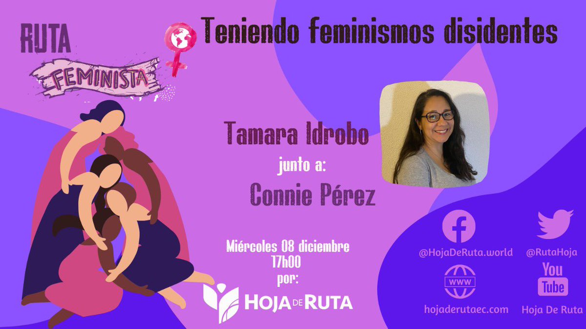 MijitaPoderosa's tweet photo. 🟣 #MiércolesFeminista 

Hoy hablamos junto a @Colipesu de @TDisidentes sobre el trabajo de tejer #Feminismos Disidentes.

17hrs #Colombia🇨🇴
y #Ecuador 🇪🇨 por FacebookLive

Les invitamos además a escuchar a Connie en #RelatosChuecos por https://t.co/pXRC9xChbd

💜¡Acompáñanos!💜 https://t.co/ufb1JFOuxj