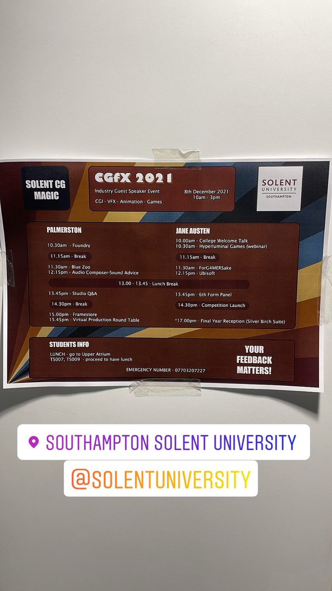 ForG4MERSake's tweet photo. At @SolentUni for #CGFX 2021 today talking about gaming & esports! 🎮 https://t.co/cYIWtew9eT