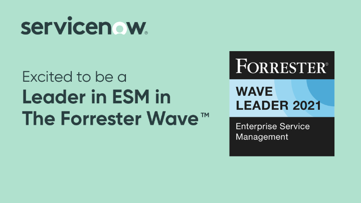 jsavaiano's tweet photo. We did it! Learn why @servicenow's Enterprise Service Management solution "continues to shape the #ESM market." - The Forrester Wave™: Enterprise Service Management, Q4 2021 https://t.co/WktV5Qswdy #ForresterWave https://t.co/7rZeB4OBSD