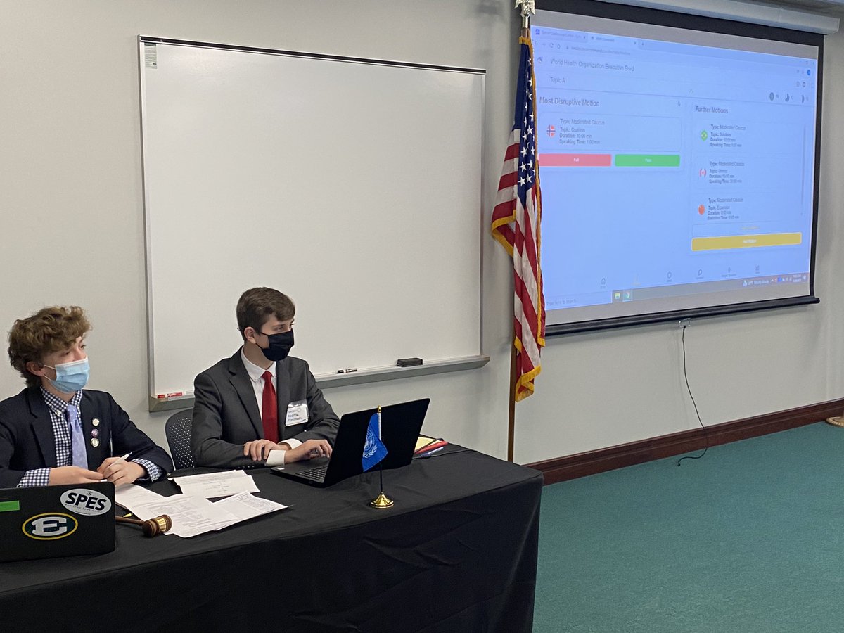 MentorModelUN's tweet photo. President Andrew Freeman dominating the tech as cochair in World Health Organization #onceacard https://t.co/uKaSy2cRBv