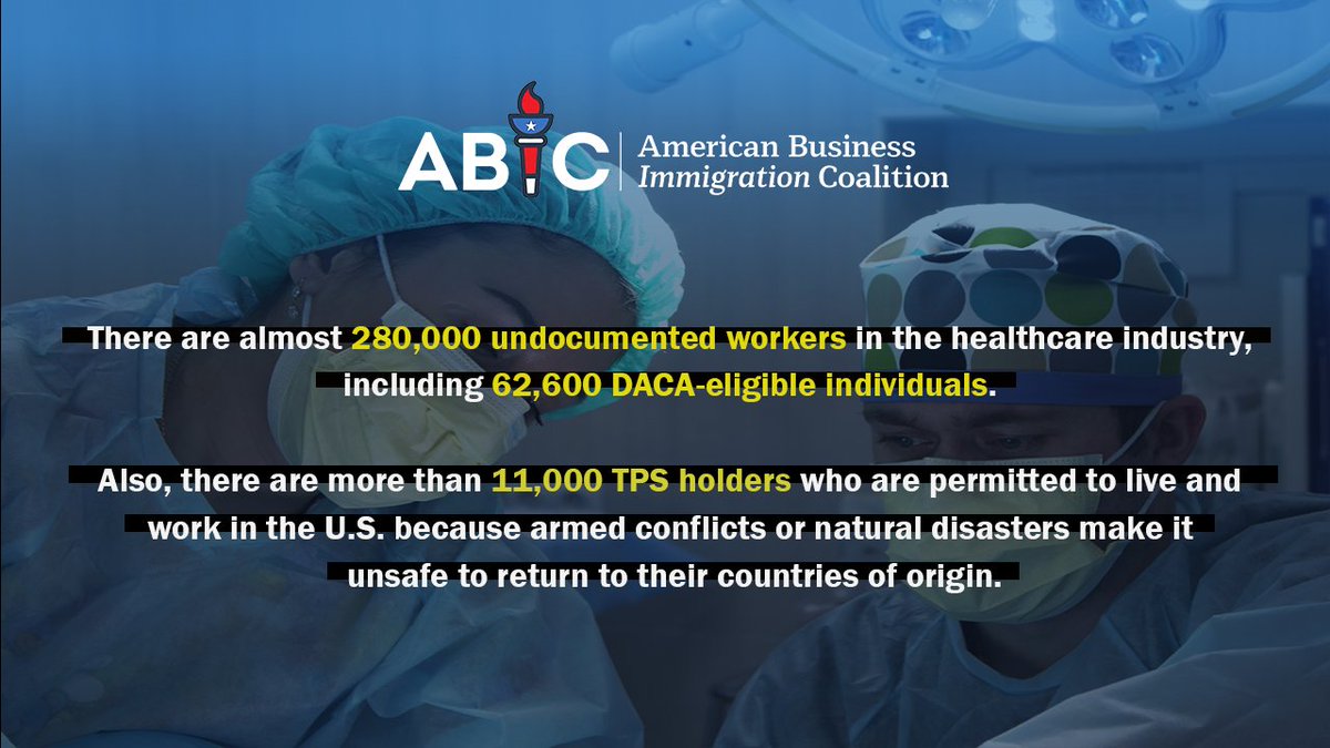 AmericanBIC's tweet photo. #Healthcare leaders from across the nation signed onto a letter urging @POTUS, @SpeakerPelosi, @SenSchumer, @LeaderMcConnell, and @GOPLeader to take action on #ImmigrationReform.

Read the letter here: https://t.co/Xs5acZorxy https://t.co/PEUtcOF6jn