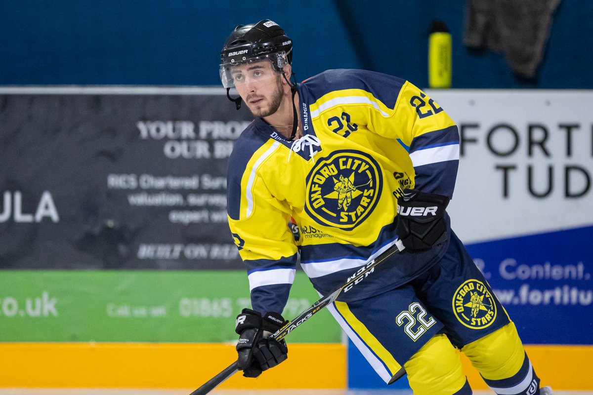 theOxfordStars's tweet photo. 💥He's one of our own!
👏Theo Bundock appreciation post after his brace in our 4-3 over Bristol Pitbulls at the weekend. 🥅🏒 https://t.co/cVNAu4ttQW